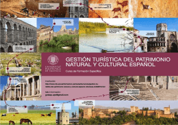 folleto curso gestión turística patrimonio