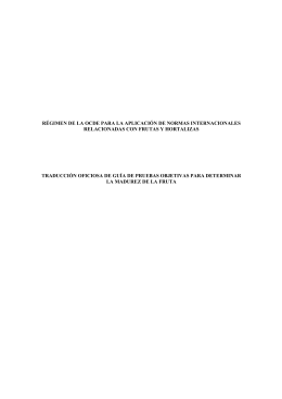 régimen de la ocde para la aplicación de normas