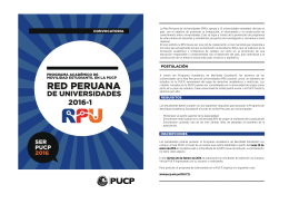 aquí - RPU - Red Peruana de Universidades