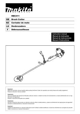 RBC411 GB Brush Cutter BZ Cortador de mato LS Desbrozadora F