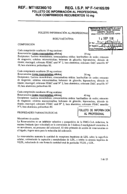 REF.: MT182360/10 REG. ISP N° -F