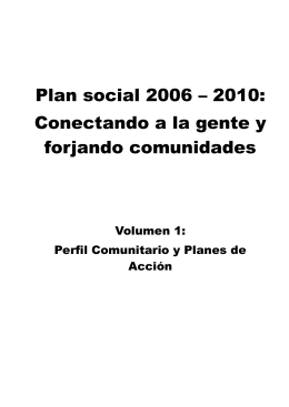 Plan social 2006 – 2010