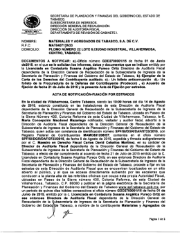 SECRETARIA DE PLANEACIÓN Y FINANZAS DEL GOBIERNO