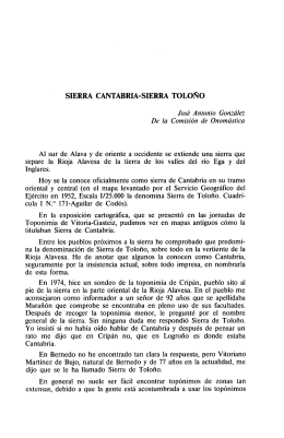 SIERRA CANTABRIA