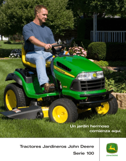 Tractores Jardineros John Deere Serie 100