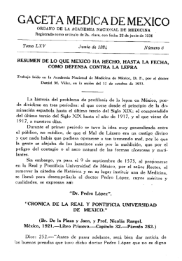 GACETA MEDICA DE MEXICO - Academia Nacional de Medicina