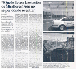“¿Que le lleve a la estación de Miraﬂores? Aún no
