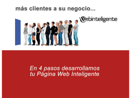 folleto - Webinteligente