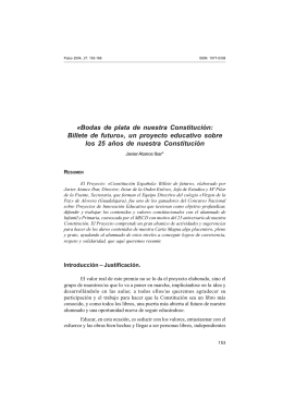 Bodas de plata de nuestra Constitución - PULSO