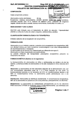 Ref.:RF295986/11 Reg.ISP i DEATEN comangrocs . FOLLETO DE
