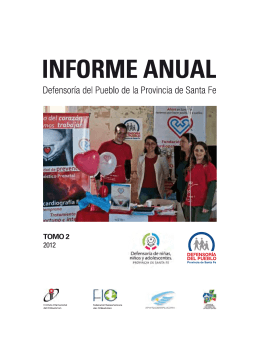 Defensoría del Pueblo de Santa Fe - Annual Report 2012 (Part II)