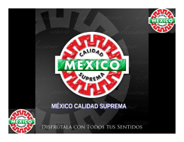 Presentación México Calidad Suprema