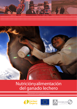Nutrición y alimentación del ganado lechero