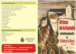 programa - Colegio Oficial de Veterinarios de Badajoz
