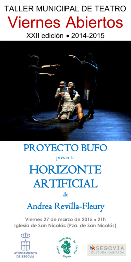 folleto - Segovia Cultura Habitada