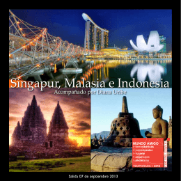 Singapur, Malasia e Indonesia