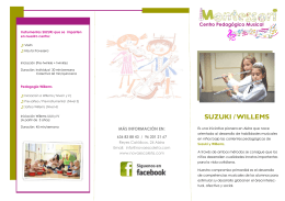 suzuki / willems - Nova Escoleta Montessori. Escuela infantil en Alzira