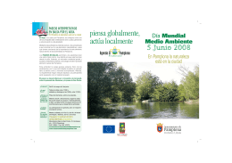 Día Mundial del Medio Ambiente - En Pamplona la naturaleza está