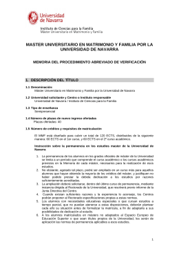 master universitario en matrimonio y familia por la universidad de