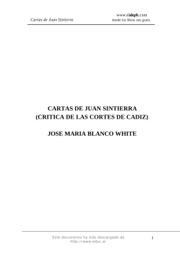 cartas de juan sintierra - Escritorio del docente