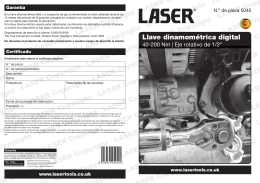 Llave dinamométrica digital Copyright LASER