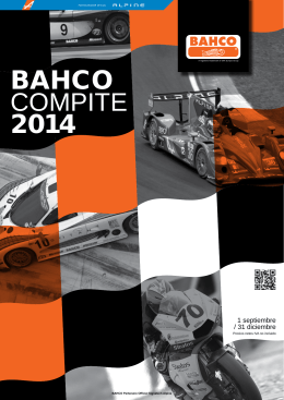 BAHCO COMPITE 2014