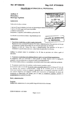 Ref.: MT10692/09 Reg. I.S.P. N° B