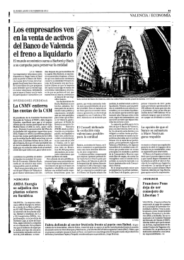 Los empresarios ven - Confederación Empresarial Valenciana