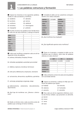 1. Las palabras - Institut Guinovarda. Gestin. Control de faltes d