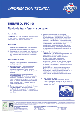 thermisol ftc - 100 - R. BEJAR RODRIGUEZ