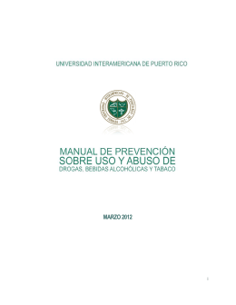 Prevención Drogas, Bebidas Alcohólicas y Tabaco