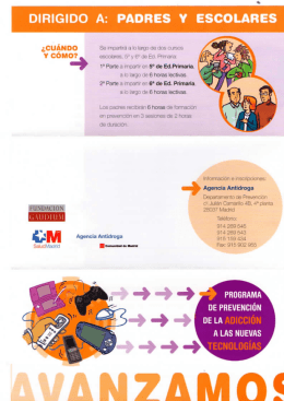 Page 1 Page 2 La Agencia Antidroga de [a Cumunidacl de Madrid