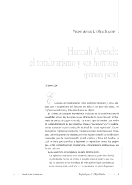 Hannah Arendt: el totalitarismo y sus horrores