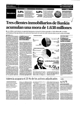 Tres clientes imnobiliarios de Bankia