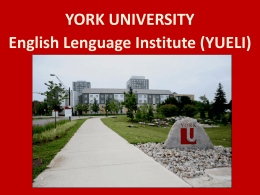 york university_yuel.. - Programas Internacionales