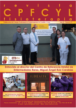 nº 4 (primavera 2010)  - Colegio Profesional de Fisioterapeutas
