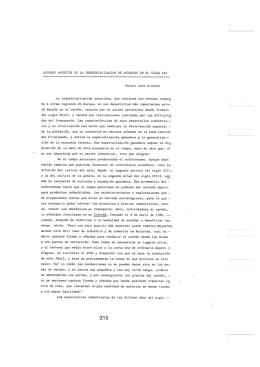 ALGUNOS ASPECTOS DE LA INDUSTRIALIZACION DE ASTURIAS