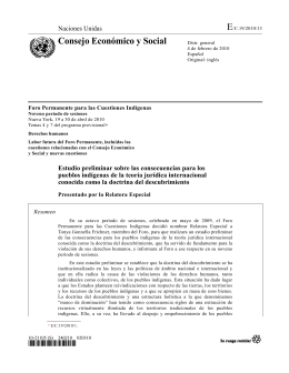 Estudio Preliminar sobre la Doctrina de