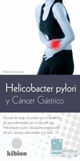 Helicobacter pylori y Cáncer Gástrico