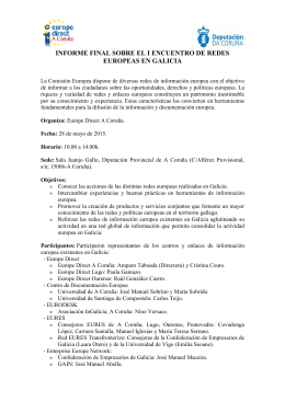 Informe Final _ I Encuentro Redes
