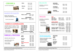 FOLLETO COLOR AULAS 2011