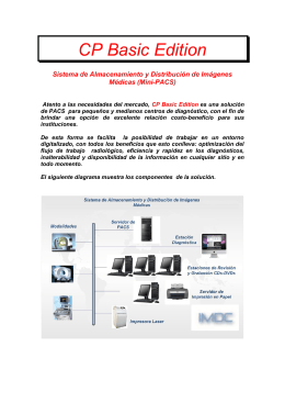 CP Basic Edition - IMDC Consultores en Imagenes Medicas Digitales