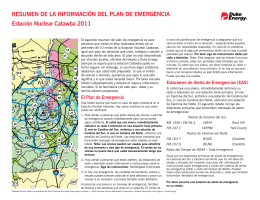 RESumEN dE LA INfoRmACIóN dEL PLAN dE