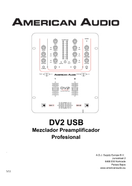 Manual American Audio DV2 USB