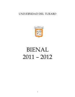 BIENAL 2011 – 2012 - Sistema Universitario Ana G. Méndez