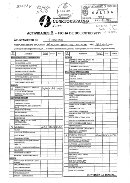 Actividades cuarto espacio.