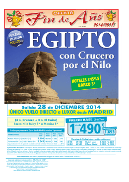 2 - Cruceros fluviales
