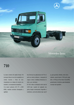 fichatecnica 710 - COLCAR - Concesionario Oficial Mercedes-Benz