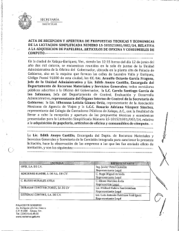 SECRETARÍA - Gobierno del Estado de Veracruz