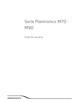 Serie Plantronics M70™- M90™